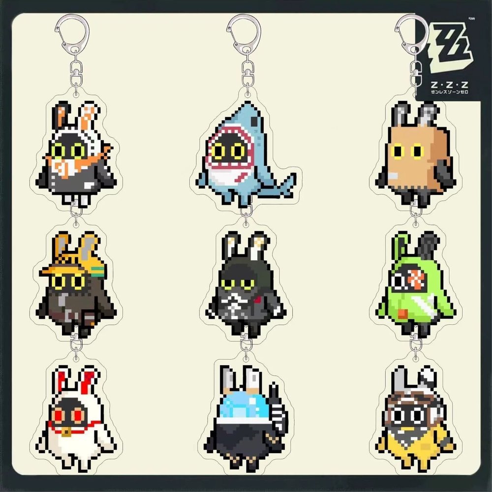 Zenless Zone Zero Bangboo Expression Keychain | zenlesszonezero.toys | ZZZ Bangboo | Zenless Zone Zero Bangboo Keychain |
