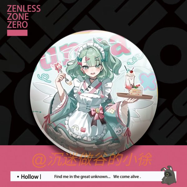 Zenless Zone Zero Aria, Sunna, and Nangong Yu 58 mm Badge Collection | zenlesszonezero.toys | ZZZ Aria, Sunna, Nangong Yu | Zenless Zone Zero 58 mm Badge Collection |