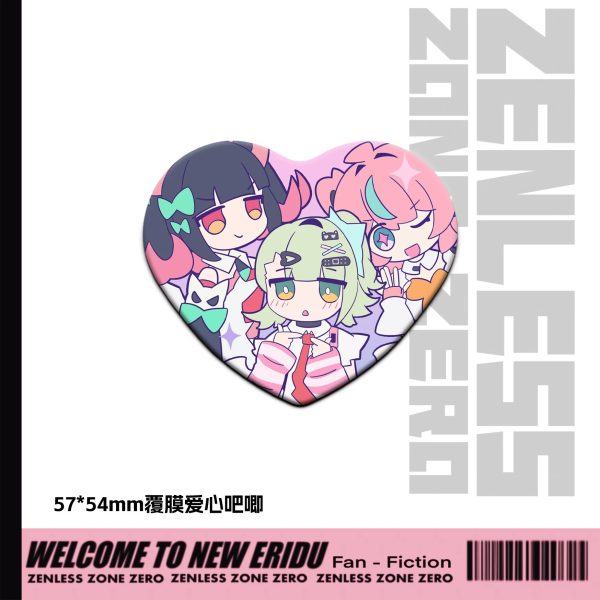 Zenless Zone Zero Sunna, Nangong Yu, and Aria Heart Merchandise Collection | zenlesszonezero.toys | ZZZ Sunna, Nangong Yu, Aria | Zenless Zone Zero Heart Merchandise Collection |