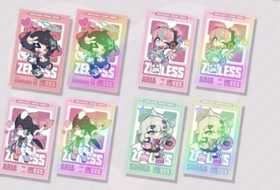 Zenless Zone Zero Sunna, Nangong Yu, and Aria Korean Cafe Collaboration Collectibles | zenlesszonezero.toys | ZZZ Sunna, Nangong Yu, Aria | Zenless Zone Zero Korean Cafe Collaboration Collectibles |