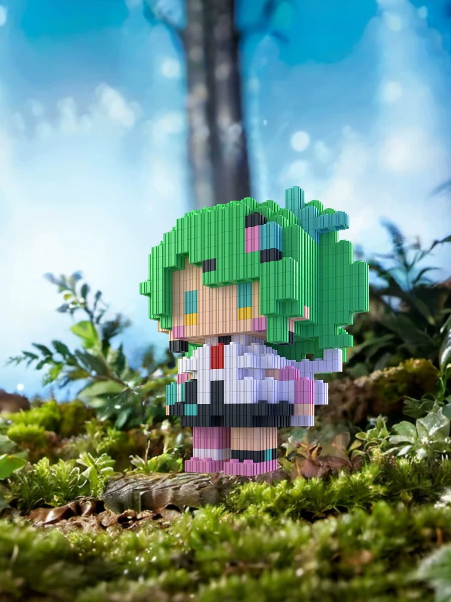 Zenless Zone Zero Sunna, Aria, and Nangong Yu Angels of Delusion Building Block Figure | zenlesszonezero.toys | ZZZ Sunna, Aria, Nangong Yu | Zenless Zone Zero Angels of Delusion Building Block Figure |