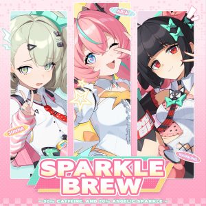 Zenless Zone Zero Sunna, Aria, and Nangong Yu Angels of Delusion Sparkle Brew Merchandise Collection
