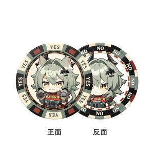 Zenless Zone Zero Caesar Acrylic Decision Coin (YES/NO) – Fan Support Merchandise