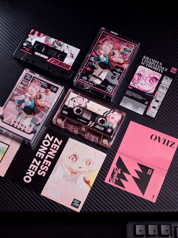 Zenless Zone Zero Toys - All Character Dialyn, Dialyn, Yidhari, Manato, Hugo Vlad, Vivian, Trigger, Pulchra Fellini, Evelyn, Astra, Zhu Yuan, Ellen Joe, Koleda, Nicole, Zhu Yuan, Jane Doe, Anby, Grace Special Edition Disk Magnetic Tape