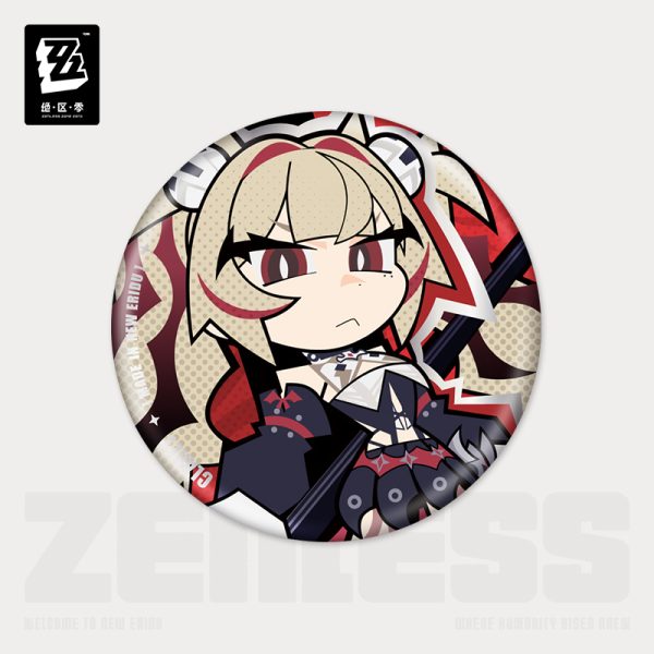 [Pre-order] Zenless Zone Zero Ridu Series Flint Workshop Chibi Badge (Jan 2027) | zenlesszonezero.toys | ZZZ Claret, Roxy | Zenless Zone Zero Ridu Series Flint Workshop Chibi Badge |