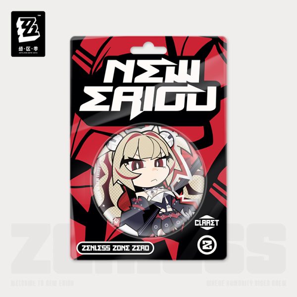 [Pre-order] Zenless Zone Zero Ridu Series Flint Workshop Chibi Badge (Jan 2027) | zenlesszonezero.toys | ZZZ Claret, Roxy | Zenless Zone Zero Ridu Series Flint Workshop Chibi Badge |