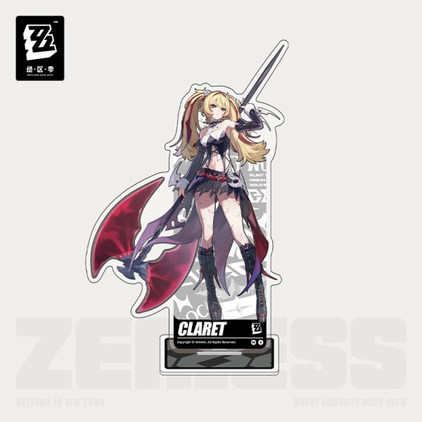 [Pre-order] Zenless Zone Zero Flint Workshop Acrylic Stand (Jan 2027) | zenlesszonezero.toys | ZZZ Claret, Roxy | Zenless Zone Zero Flint Workshop Acrylic Stand |