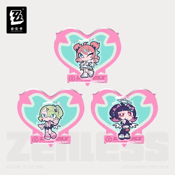 [Pre-order] Zenless Zone Zero PINK Sugar Rush Chibi Fridge Magnet (Jan 2027) | zenlesszonezero.toys | ZZZ Aria, Nangong Yu, Sunna | Zenless Zone Zero Chibi Fridge Magnet |