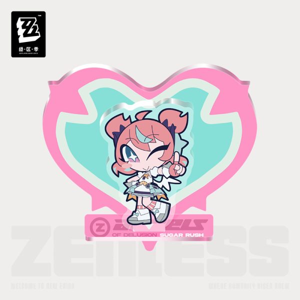 [Pre-order] Zenless Zone Zero PINK Sugar Rush Chibi Fridge Magnet (Jan 2027) | zenlesszonezero.toys | ZZZ Aria, Nangong Yu, Sunna | Zenless Zone Zero Chibi Fridge Magnet |