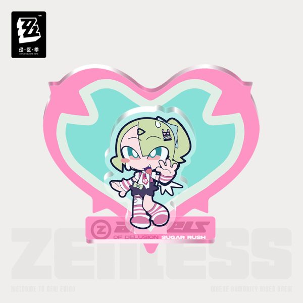 [Pre-order] Zenless Zone Zero PINK Sugar Rush Chibi Fridge Magnet (Jan 2027) | zenlesszonezero.toys | ZZZ Aria, Nangong Yu, Sunna | Zenless Zone Zero Chibi Fridge Magnet |