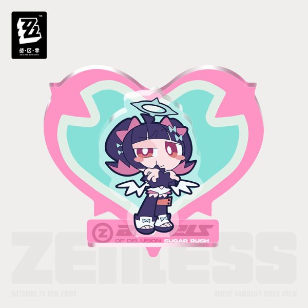 [Pre-order] Zenless Zone Zero PINK Sugar Rush Chibi Fridge Magnet (Jan 2027) | zenlesszonezero.toys | ZZZ Aria, Nangong Yu, Sunna | Zenless Zone Zero Chibi Fridge Magnet |