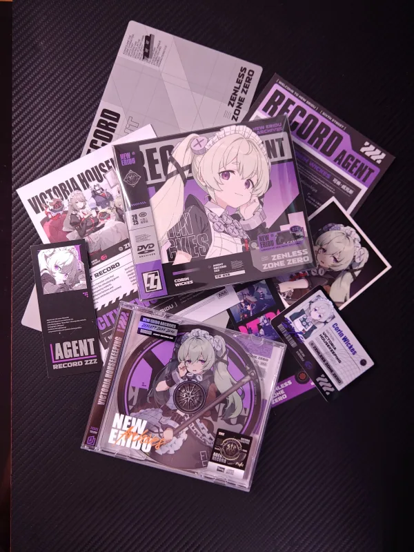 Zenless Zone Zero Toys – Corin Wickes Character Archive CD/DVD – Collectible Gift for Fans, Perfect Birthday Present | zenlesszonezero.toys | ZZZ Corin | Zenless Zone Zero Character Archive CD/DVD |