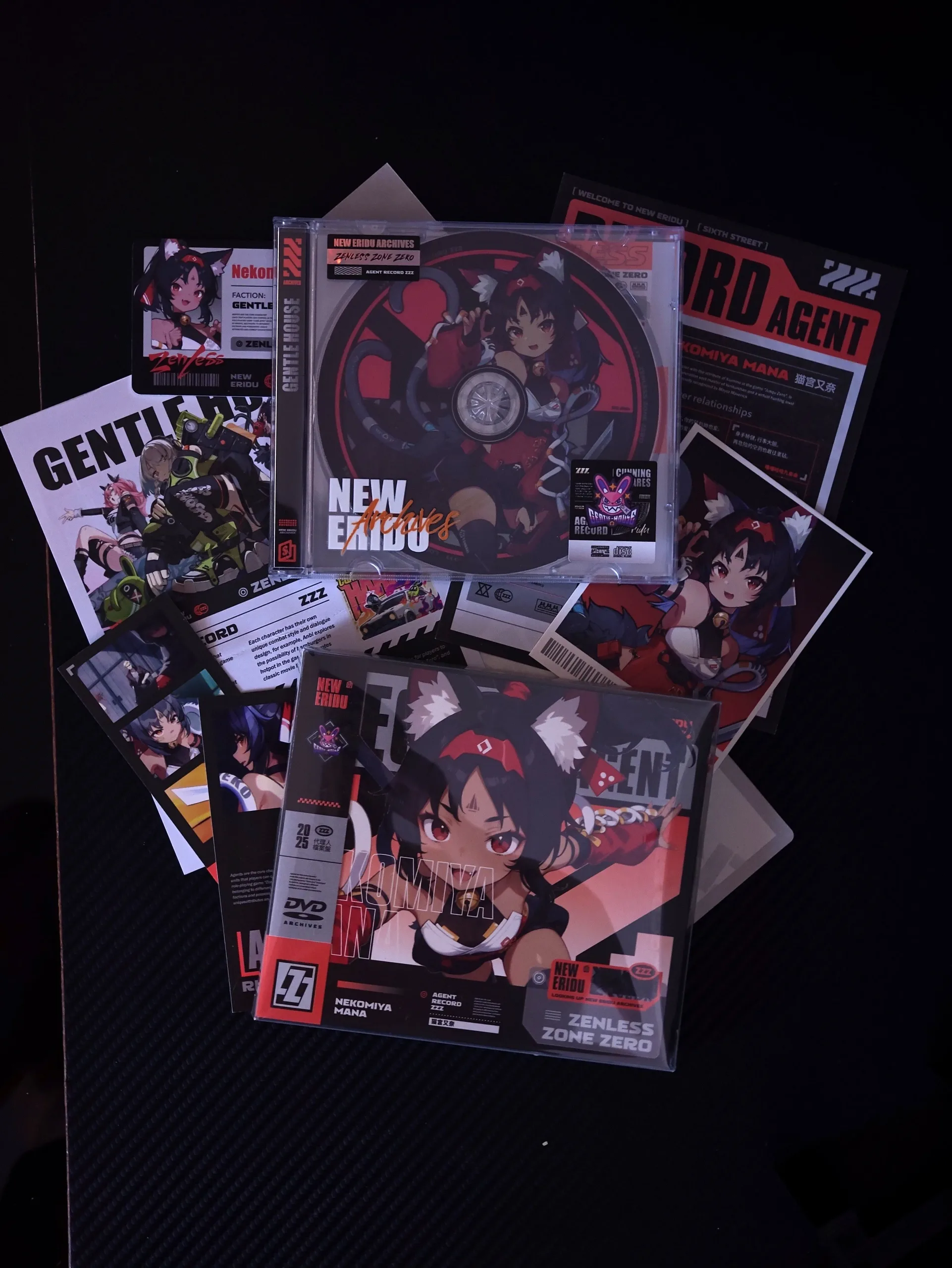 Zenless Zone Zero Toys – Nekomata Character Archive CD/DVD – Collectible Gift for Fans, Perfect Birthday Present | zenlesszonezero.toys | ZZZ Nekomata | Zenless Zone Zero Character Archive CD/DVD |
