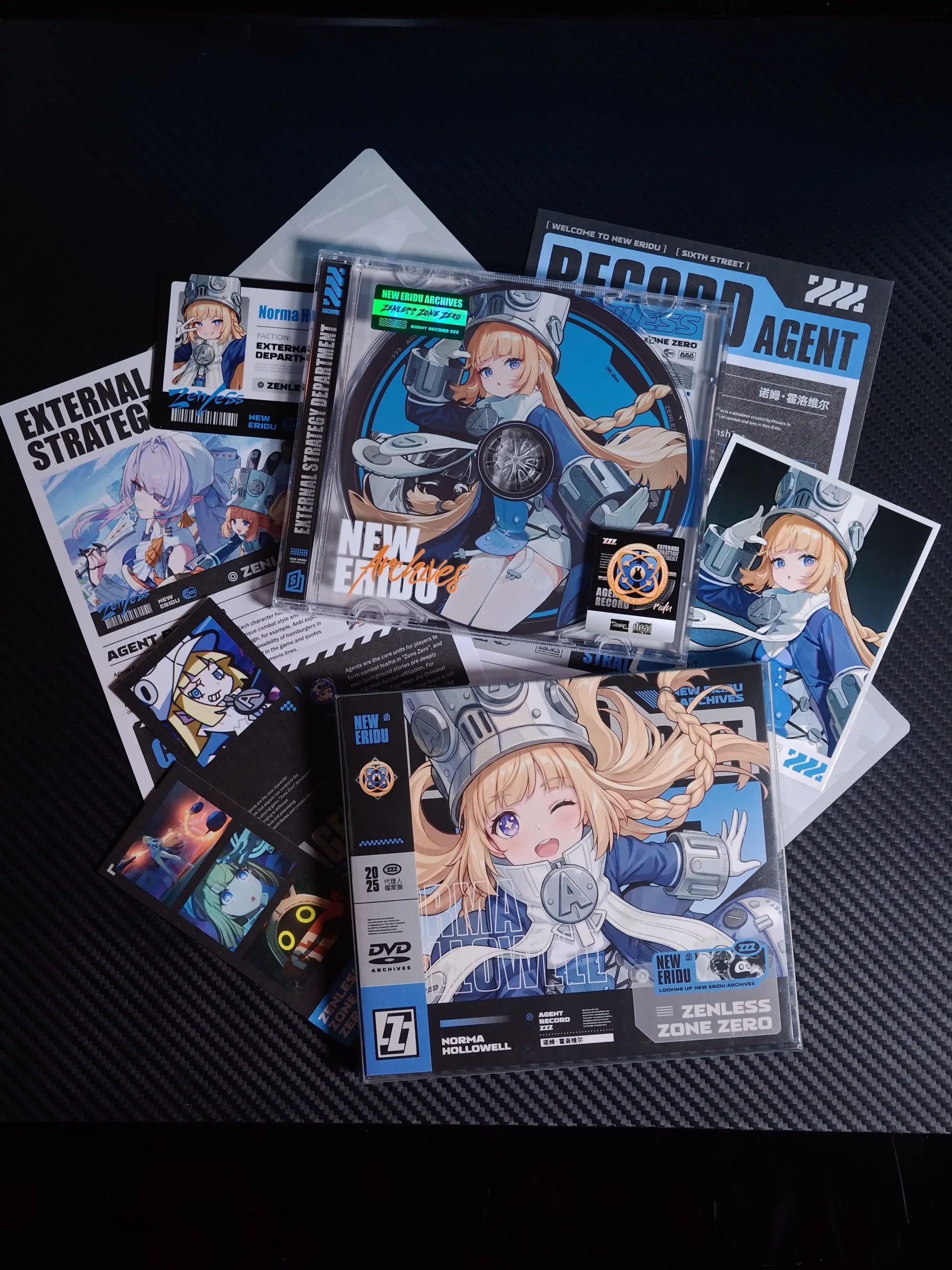 Zenless Zone Zero Toys – Norma Hollowell Character Archive CD/DVD – Collectible Gift for Fans, Perfect Birthday Present | zenlesszonezero.toys | ZZZ Norma | Zenless Zone Zero Character Archive CD/DVD |