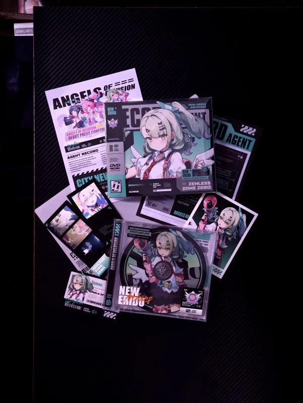 Zenless Zone Zero Toys – Sunna Character Archive CD/DVD – Collectible Gift for Fans, Perfect Birthday Present | zenlesszonezero.toys | ZZZ Sunna | Zenless Zone Zero Character Archive CD/DVD |