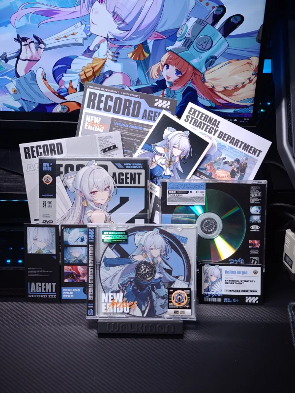 Zenless Zone Zero Toys – Velina Airgid Character Archive CD/DVD – Collectible Gift for Fans, Perfect Birthday Present | zenlesszonezero.toys | ZZZ Velina | Zenless Zone Zero Character Archive CD/DVD |