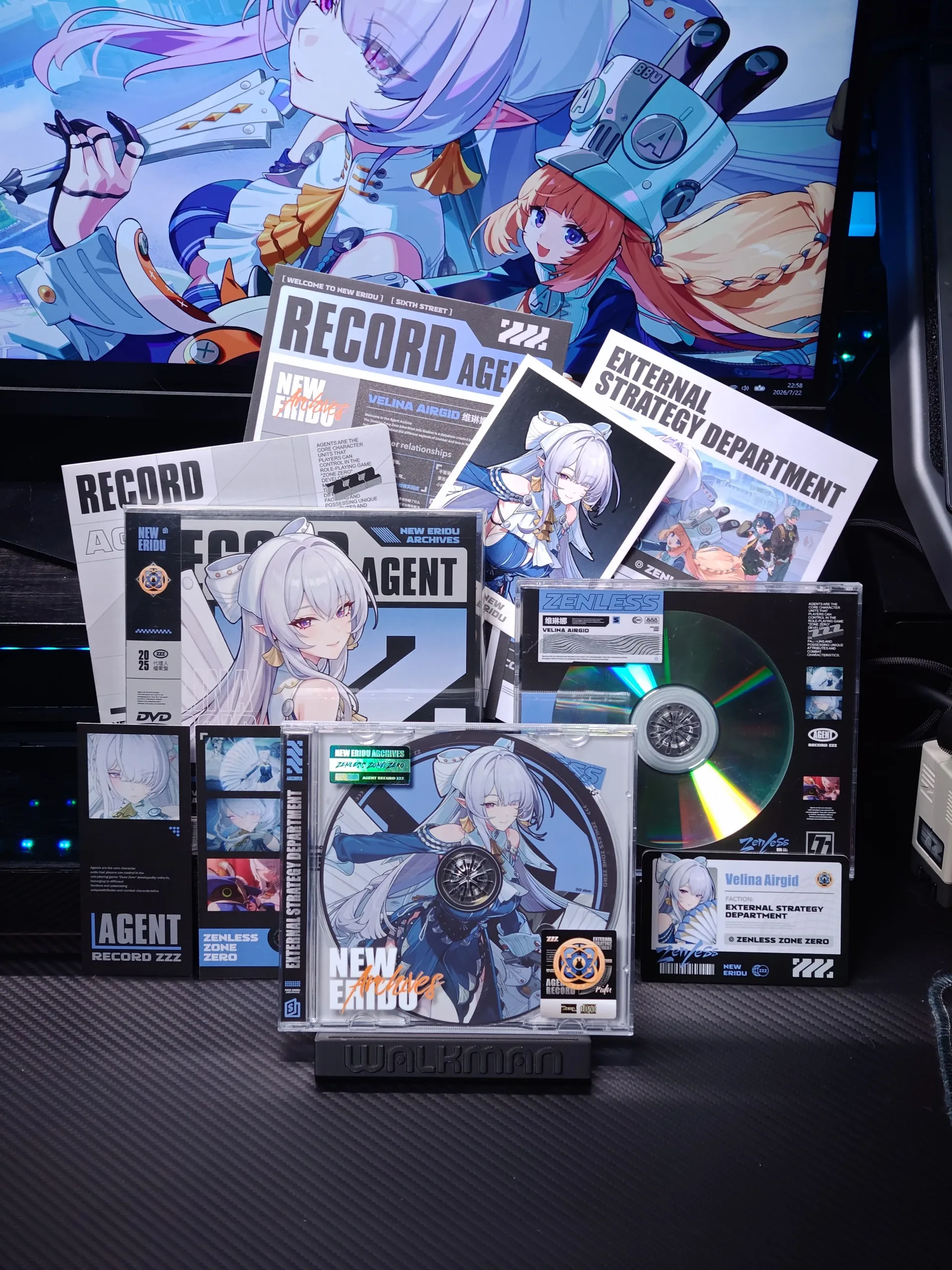 Zenless Zone Zero Toys – Velina Airgid Character Archive CD/DVD – Collectible Gift for Fans, Perfect Birthday Present | zenlesszonezero.toys | ZZZ Velina | Zenless Zone Zero Character Archive CD/DVD |