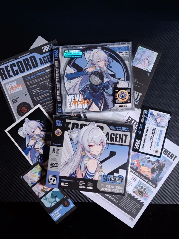 Zenless Zone Zero Toys – Velina Airgid Character Archive CD/DVD – Collectible Gift for Fans, Perfect Birthday Present | zenlesszonezero.toys | ZZZ Velina | Zenless Zone Zero Character Archive CD/DVD |