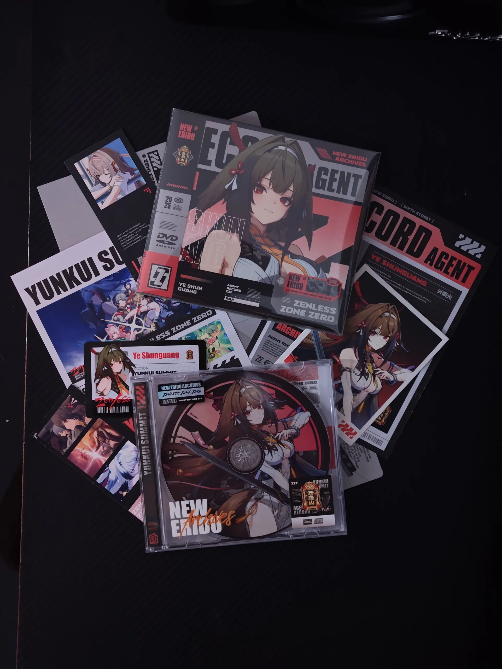 Zenless Zone Zero Toys – Ye Shunguang Character Archive CD/DVD – Collectible Gift for Fans, Perfect Birthday Present | zenlesszonezero.toys | ZZZ Ye Shunguang | Zenless Zone Zero Character Archive CD/DVD |