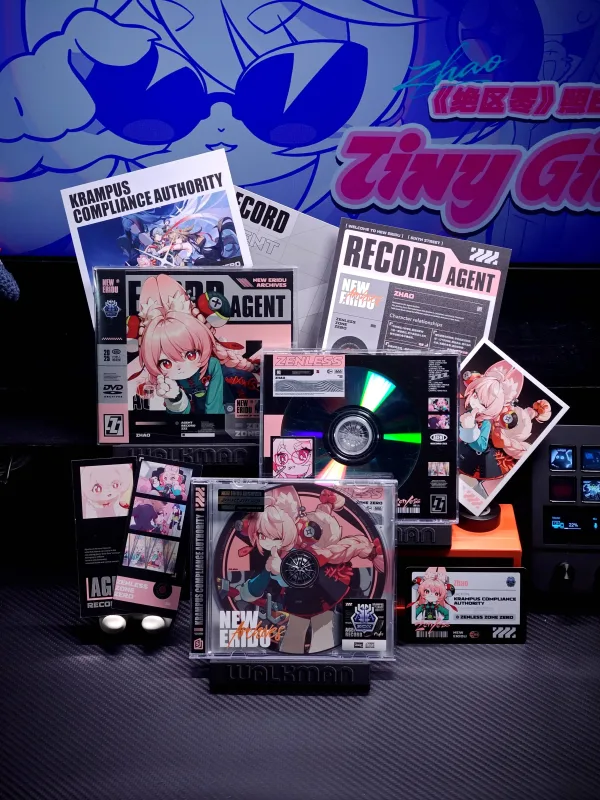 Zenless Zone Zero Toys – Zhao Character Archive CD/DVD – Collectible Gift for Fans, Perfect Birthday Present | zenlesszonezero.toys | ZZZ Zhao | Zenless Zone Zero Character Archive CD/DVD |