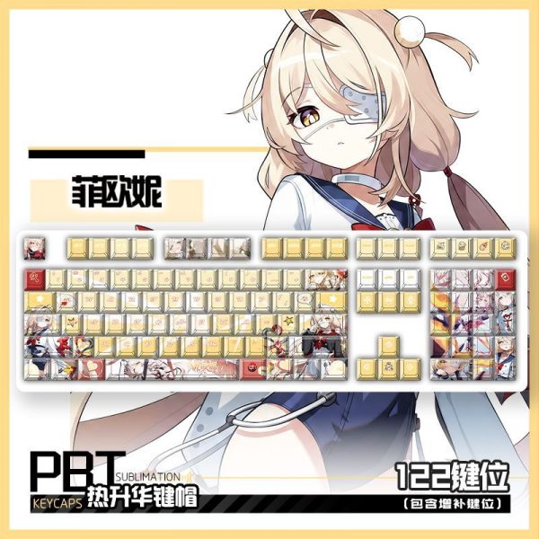Zenless Zone Zero Phoenix Keycaps and Keyboard | zenlesszonezero.toys | ZZZ Phoenix | Zenless Zone Zero Keycaps and Keyboard |