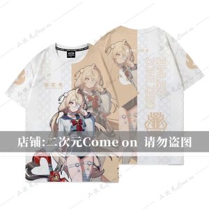 Zenless Zone Zero Phoenix Printed T-Shirt | zenlesszonezero.toys | ZZZ Phoenix | Zenless Zone Zero Printed T-Shirt |