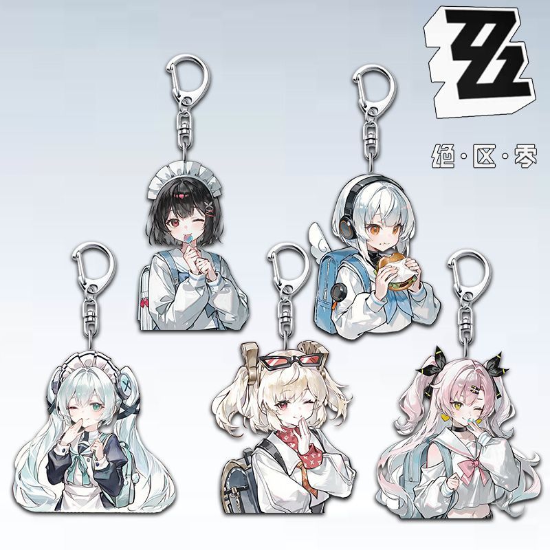 Zenless Zone Zero Ellen, Anby, Corin, Burnice, and Nicole Character Keychain | zenlesszonezero.toys | ZZZ Ellen, Anby, Corin, Burnice, Nicole | Zenless Zone Zero Character Keychain |