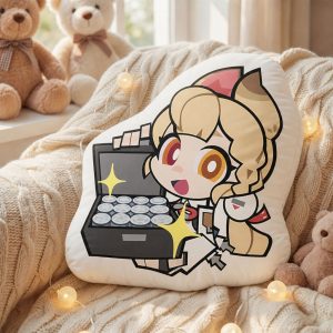 Zenless Zone Zero Corin, Pulchra, Lucy, Rina, Ju Fufu, Yixuan, Alice, Yuzuha, and Miyabi Chibi Shaped Pillow | zenlesszonezero.toys | ZZZ Corin, Pulchra, Lucy, Rina, Ju Fufu, Yixuan, Alice, Yuzuha, Miyabi | Zenless Zone Zero Chibi Shaped Pillow |