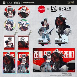 Zenless Zone Zero Lycaon and Ellen Coca-Cola Design Merchandise Collection | zenlesszonezero.toys | ZZZ Lycaon, Ellen | Zenless Zone Zero Coca-Cola Design Merchandise Collection |