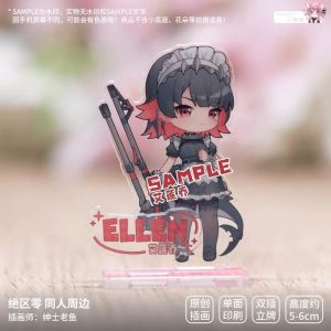 Zenless Zone Zero Corin, Ellen, and Qingyi Chibi Badge and Standee Collection | zenlesszonezero.toys | ZZZ Corin, Ellen, Qingyi | Zenless Zone Zero Chibi Badge and Standee Collection |
