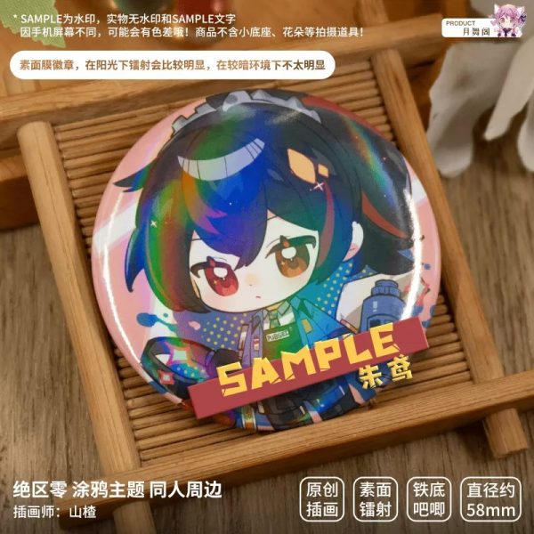 Zenless Zone Zero Soldier 11, Ellen, Anby, Anton, Soukaku, Koleda, Corin, Nekomata, Nicole, Miyabi, Billy, Grace, Lycaon, Zhu Yuan, Lucy, Jane, and Qingyi Illustrated Badge and Epoxy Charm Collection | zenlesszonezero.toys | ZZZ Soldier 11, Ellen, Anby, Anton, Soukaku, Koleda, Corin, Nekomata, Nicole, Miyabi, Billy, Grace, Lycaon, Zhu Yuan, Lucy, Jane, Qingyi | Zenless Zone Zero Illustrated Badge and Epoxy Charm Collection |