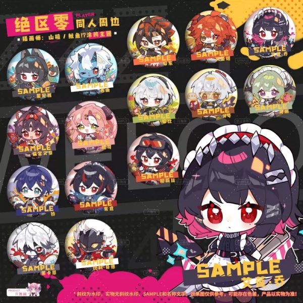 Zenless Zone Zero Soldier 11, Ellen, Anby, Anton, Soukaku, Koleda, Corin, Nekomata, Nicole, Miyabi, Billy, Grace, Lycaon, Zhu Yuan, Lucy, Jane, and Qingyi Illustrated Badge and Epoxy Charm Collection | zenlesszonezero.toys | ZZZ Soldier 11, Ellen, Anby, Anton, Soukaku, Koleda, Corin, Nekomata, Nicole, Miyabi, Billy, Grace, Lycaon, Zhu Yuan, Lucy, Jane, Qingyi | Zenless Zone Zero Illustrated Badge and Epoxy Charm Collection |