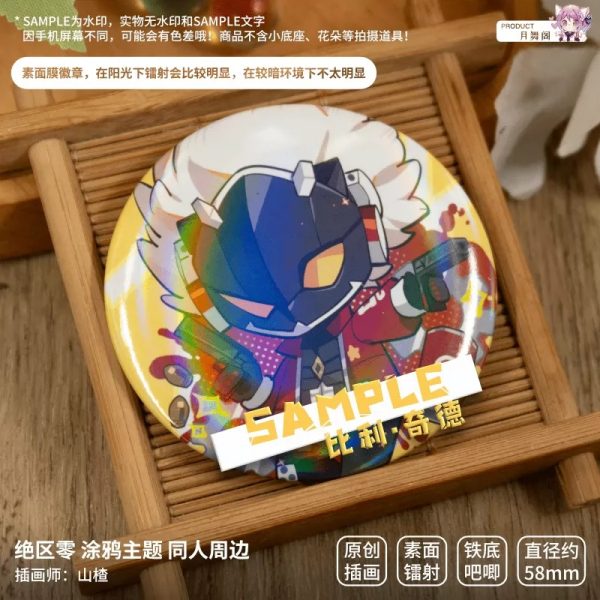 Zenless Zone Zero Soldier 11, Ellen, Anby, Anton, Soukaku, Koleda, Corin, Nekomata, Nicole, Miyabi, Billy, Grace, Lycaon, Zhu Yuan, Lucy, Jane, and Qingyi Illustrated Badge and Epoxy Charm Collection | zenlesszonezero.toys | ZZZ Soldier 11, Ellen, Anby, Anton, Soukaku, Koleda, Corin, Nekomata, Nicole, Miyabi, Billy, Grace, Lycaon, Zhu Yuan, Lucy, Jane, Qingyi | Zenless Zone Zero Illustrated Badge and Epoxy Charm Collection |