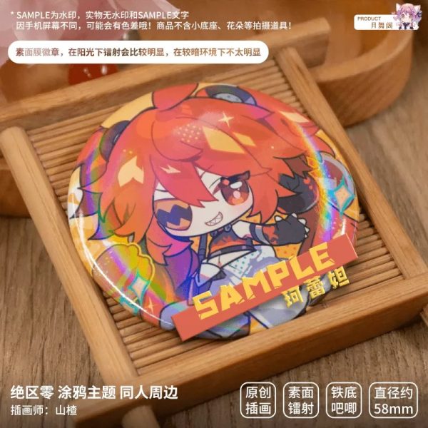 Zenless Zone Zero Soldier 11, Ellen, Anby, Anton, Soukaku, Koleda, Corin, Nekomata, Nicole, Miyabi, Billy, Grace, Lycaon, Zhu Yuan, Lucy, Jane, and Qingyi Illustrated Badge and Epoxy Charm Collection | zenlesszonezero.toys | ZZZ Soldier 11, Ellen, Anby, Anton, Soukaku, Koleda, Corin, Nekomata, Nicole, Miyabi, Billy, Grace, Lycaon, Zhu Yuan, Lucy, Jane, Qingyi | Zenless Zone Zero Illustrated Badge and Epoxy Charm Collection |