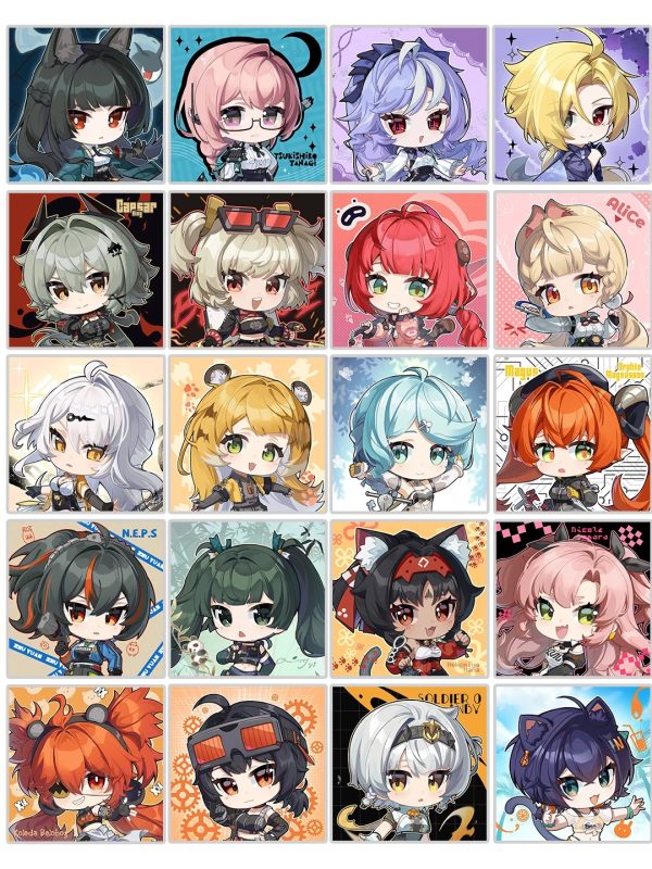 Zenless Zone Zero Alice, Yuzuha, Miyabi, Yanagi, Vivian, Hugo, Yixuan, Ju Fufu, Astra Yao, Evelyn, Seed, Orphie & Magus, Soldier 0 - Anby, Ellen, Rina, Qingyi, Zhu Yuan, Nicole, Nekomata, Burnice, Caesar, Grace, and Koleda Chibi Square Art Board Collection | zenlesszonezero.toys | ZZZ Alice, Yuzuha, Miyabi, Yanagi, Vivian, Hugo, Yixuan, Ju Fufu, Astra Yao, Evelyn, Seed, Orphie & Magus, Soldier 0 - Anby, Ellen, Rina, Qingyi, Zhu Yuan, Nicole, Nekomata, Burnice, Caesar, Grace, Koleda | Zenless Zone Zero Chibi Square Art Board Collection |
