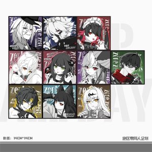 Zenless Zone Zero Lycaon, Hugo, Alice, Yuzuha, Ellen, Vivian, Yixuan, Harumasa, and Miyabi Black-and-White Merchandise Collection | zenlesszonezero.toys | ZZZ Lycaon, Hugo, Alice, Yuzuha, Ellen, Vivian, Yixuan, Harumasa, Miyabi | Zenless Zone Zero Black-and-White Merchandise Collection |