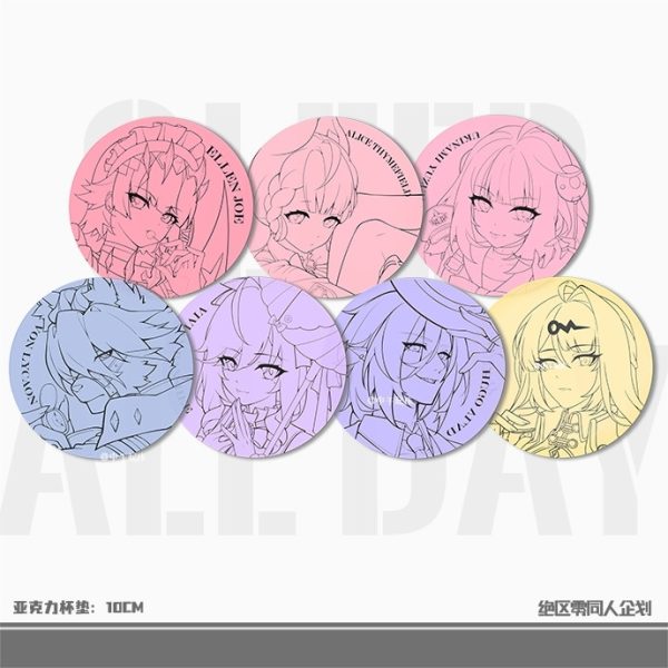 Zenless Zone Zero Lycaon, Hugo, Alice, Yuzuha, Ellen, Vivian, Yixuan, Harumasa, and Miyabi Black-and-White Merchandise Collection | zenlesszonezero.toys | ZZZ Lycaon, Hugo, Alice, Yuzuha, Ellen, Vivian, Yixuan, Harumasa, Miyabi | Zenless Zone Zero Black-and-White Merchandise Collection |