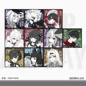 Zenless Zone Zero Lycaon, Hugo, Alice, Yuzuha, Ellen, Vivian, Yixuan, Harumasa, and Miyabi Black-and-White Merchandise Collection | zenlesszonezero.toys | ZZZ Lycaon, Hugo, Alice, Yuzuha, Ellen, Vivian, Yixuan, Harumasa, Miyabi | Zenless Zone Zero Black-and-White Merchandise Collection |