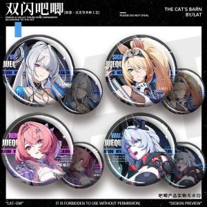 Zenless Zone Zero Reflective Badge Collection | zenlesszonezero.toys | ZZZ Characters | Zenless Zone Zero Reflective Badge Collection |