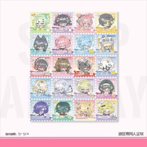 Zenless Zone Zero Characters Pearlescent Stamp Sheet | Zenless Zone Zero Merchandise