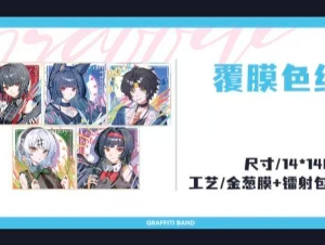 Zenless Zone Zero Harumasa, Ellen, Miyabi, Astra Yao, and Anby Graffiti Band Merchandise Collection