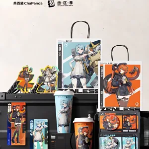 Cha Panda × Zenless Zone Zero Collaboration Seed, Orphie Acrylic Keychain, Badge, HD Card and Laser Ticket | Zenlesszonezero.toys