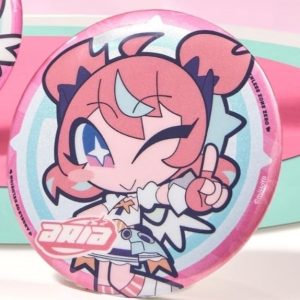 Cute chibi ZZZ Chinatsu (Sunna) badge with a glossy finish and Angels of Delusion theme.