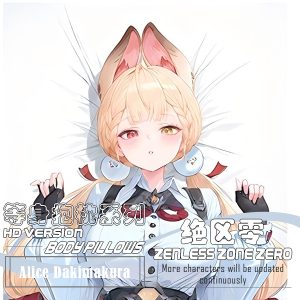 Zenless Zone Zero Alice Thymefield Anime Dakimakura Pillow Cover