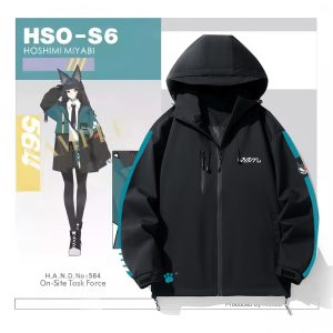 Zenless Zone Zero Hoshimi Miyabi Windbreaker ZZZ Miyabi Hoodie, Long Coat, Shirt, Short Skirt Zenless H.S.0.S.6 Clothes | Zenlesszonezero.toys