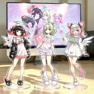 Zenless Zone Zero Aria, Nangong Yu, and Sunna Acrylic Standee | zenlesszonezero.toys | ZZZ Aria, Nangong Yu, Sunna | Zenless Zone Zero Acrylic Standee |